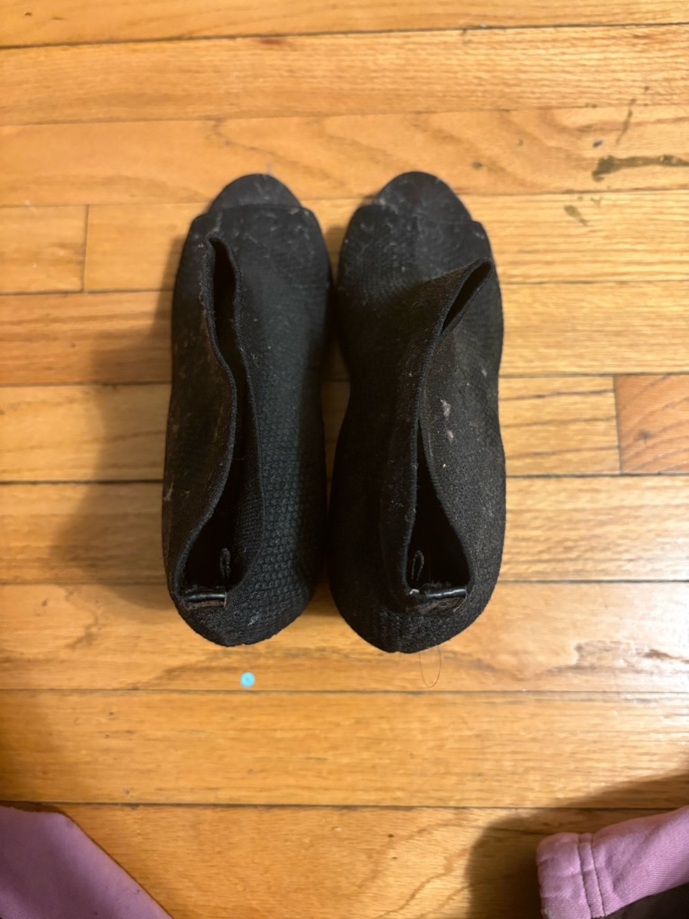 Women’s Black Slip-On Knit Ballet Flats